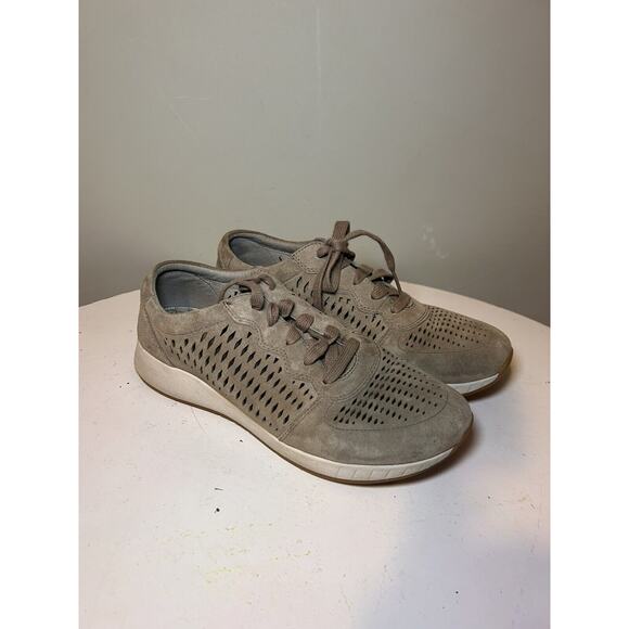 Dansko Charlie Perforated Suede Leather Women's Shoes Size EU 40 US 9.5 Tan - Picture 1 of 7
